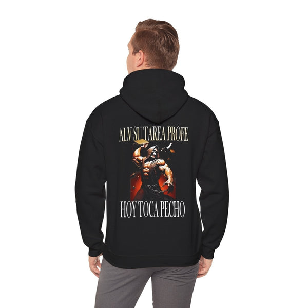 Alv Hoy Toca Pecho GYM Unisex Hoodie - Black - S - Alv Hoy Toca Pecho GYM Unisex Hoodie - Tatoo Tee