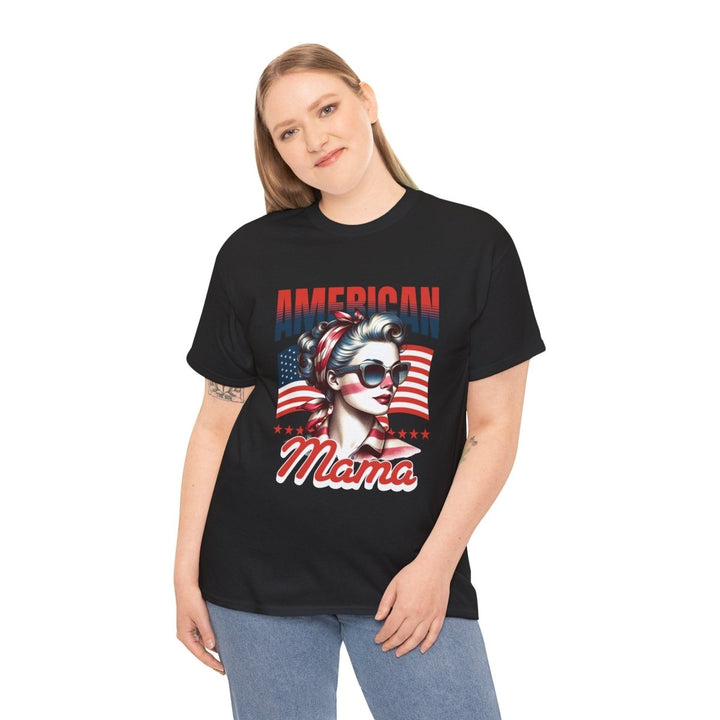 American Mama Graphic Tee - Unisex Heavy Cotton T-Shirt - Azalea - S - American Mama Graphic Tee - Unisex Heavy Cotton T-Shirt - Tatoo Tee