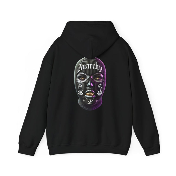 Anarchy Ski Mask Girl Unisex Hoodie - Red - S - Anarchy Ski Mask Girl Unisex Hoodie - Tatoo Tee