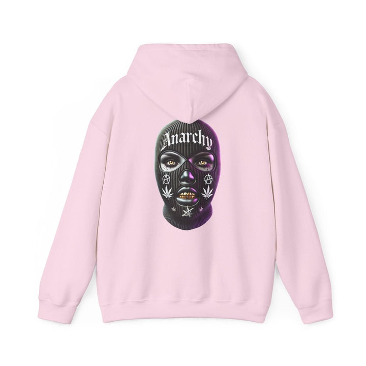 Anarchy Ski Mask Girl Unisex Hoodie - Red - S - Anarchy Ski Mask Girl Unisex Hoodie - Tatoo Tee