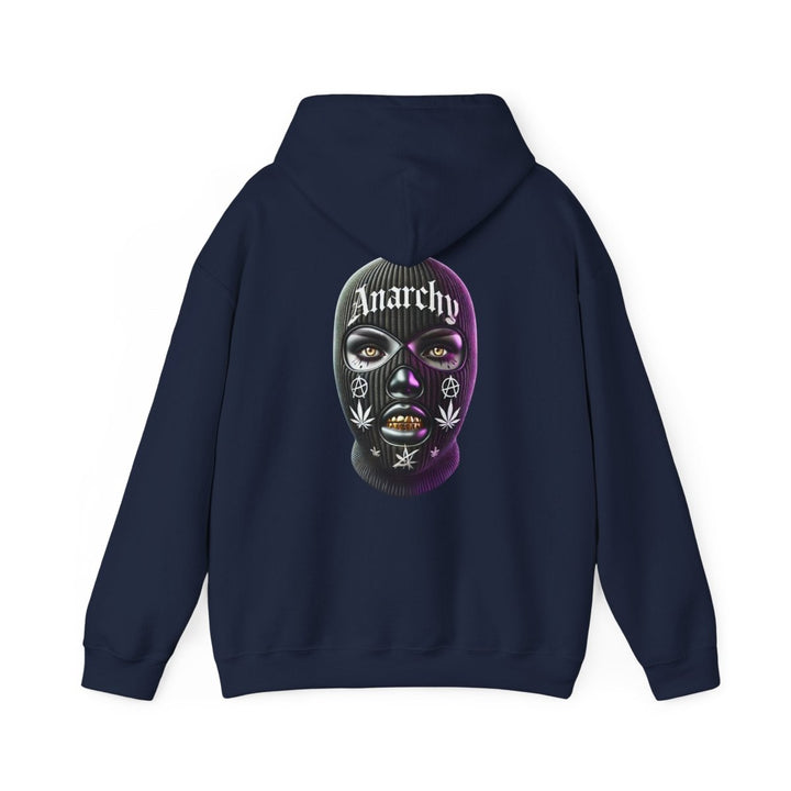 Anarchy Ski Mask Girl Unisex Hoodie - Red - S - Anarchy Ski Mask Girl Unisex Hoodie - Tatoo Tee
