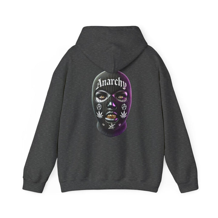 Anarchy Ski Mask Girl Unisex Hoodie - Red - S - Anarchy Ski Mask Girl Unisex Hoodie - Tatoo Tee