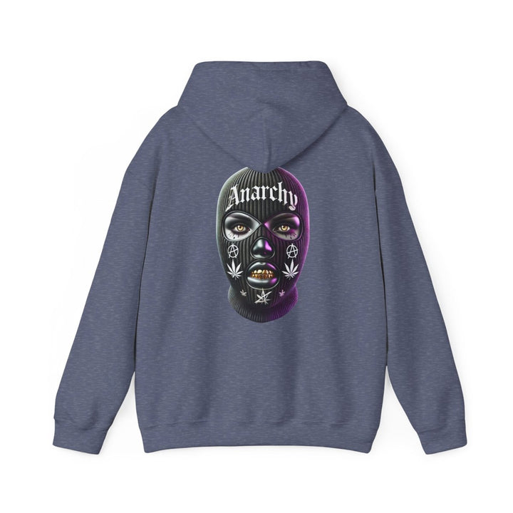 Anarchy Ski Mask Girl Unisex Hoodie - Red - S - Anarchy Ski Mask Girl Unisex Hoodie - Tatoo Tee