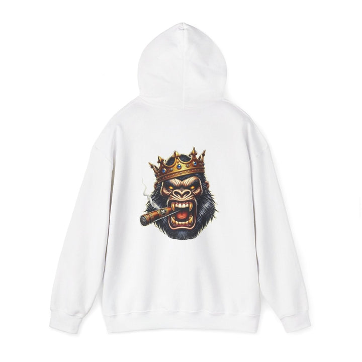 Angry Gorilla King Unisex Hoodie - Red - S - Angry Gorilla King Unisex Hoodie - Tatoo Tee