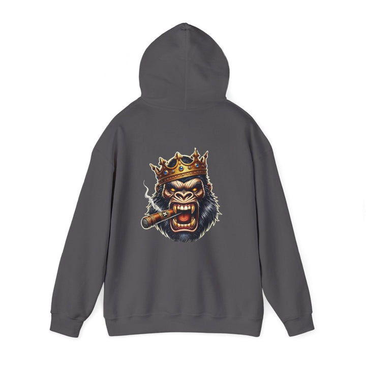 Angry Gorilla King Unisex Hoodie - Red - S - Angry Gorilla King Unisex Hoodie - Tatoo Tee