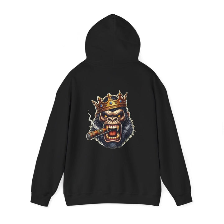 Angry Gorilla King Unisex Hoodie - Red - S - Angry Gorilla King Unisex Hoodie - Tatoo Tee