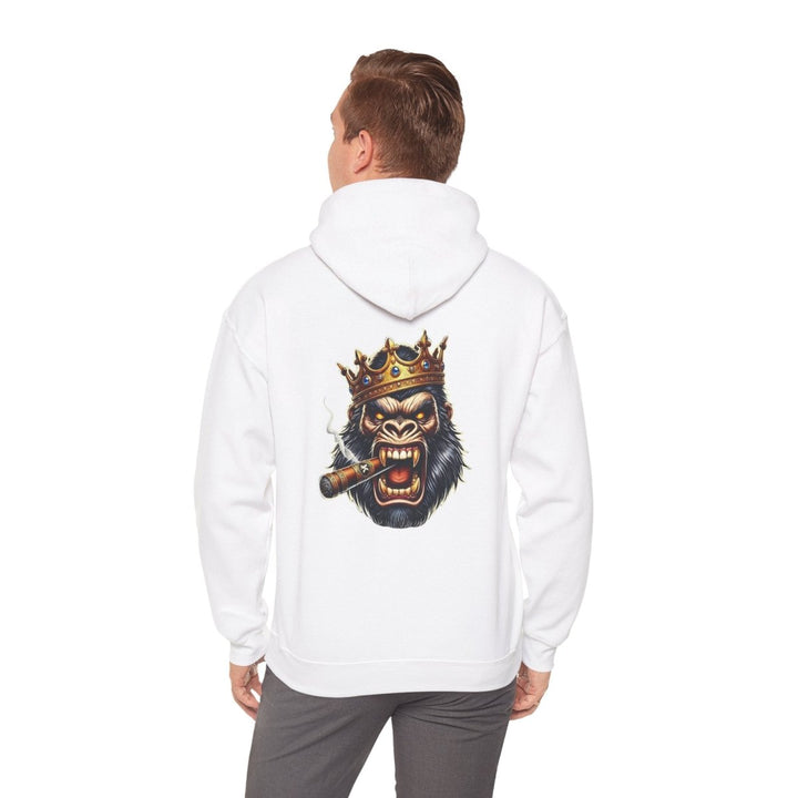 Angry Gorilla King Unisex Hoodie - Red - S - Angry Gorilla King Unisex Hoodie - Tatoo Tee