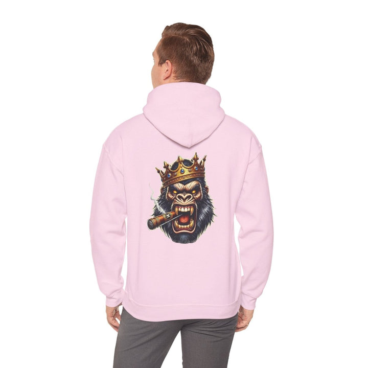 Angry Gorilla King Unisex Hoodie - Red - S - Angry Gorilla King Unisex Hoodie - Tatoo Tee