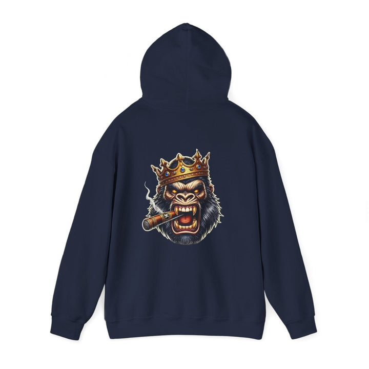 Angry Gorilla King Unisex Hoodie - Red - S - Angry Gorilla King Unisex Hoodie - Tatoo Tee