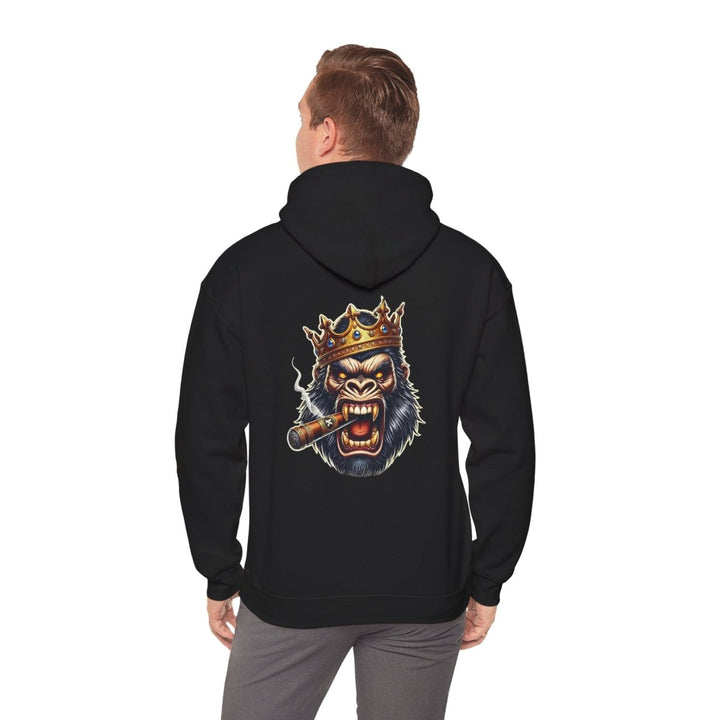Angry Gorilla King Unisex Hoodie - Red - S - Angry Gorilla King Unisex Hoodie - Tatoo Tee