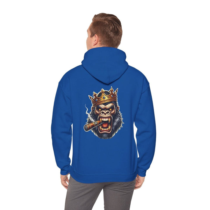 Angry Gorilla King Unisex Hoodie - Red - S - Angry Gorilla King Unisex Hoodie - Tatoo Tee