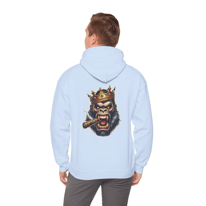 Angry Gorilla King Unisex Hoodie - Red - S - Angry Gorilla King Unisex Hoodie - Tatoo Tee