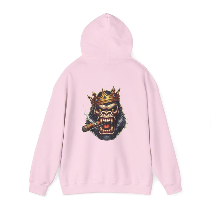 Angry Gorilla King Unisex Hoodie - Red - S - Angry Gorilla King Unisex Hoodie - Tatoo Tee