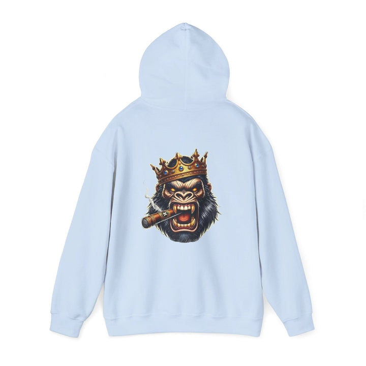 Angry Gorilla King Unisex Hoodie - Red - S - Angry Gorilla King Unisex Hoodie - Tatoo Tee