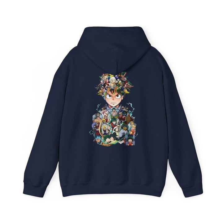 Anime Character Hooded Sweatshirt - Unisex Heavy Blend™ - Perfect for Fans - Red - S - Anime Character Hooded Sweatshirt - Unisex Heavy Blend™ - Perfect for Fans - Tatoo Tee