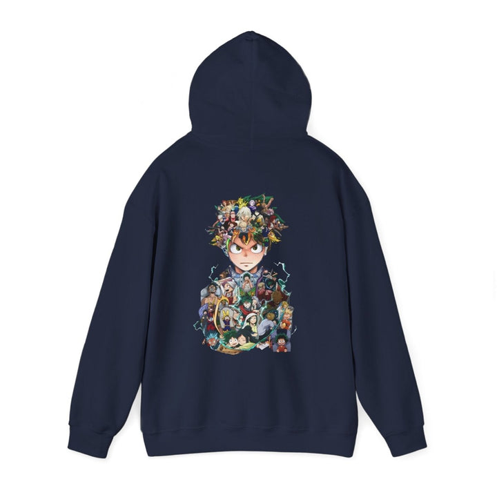 Anime Character Hooded Sweatshirt - Unisex Heavy Blend™ - Perfect for Fans - Red - S - Anime Character Hooded Sweatshirt - Unisex Heavy Blend™ - Perfect for Fans - Tatoo Tee