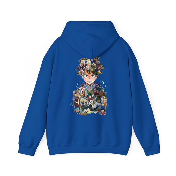 Anime Character Hooded Sweatshirt - Unisex Heavy Blend™ - Perfect for Fans - Red - S - Anime Character Hooded Sweatshirt - Unisex Heavy Blend™ - Perfect for Fans - Tatoo Tee