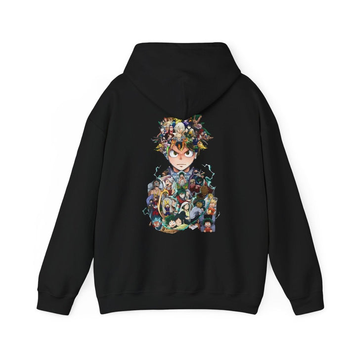 Anime Character Hooded Sweatshirt - Unisex Heavy Blend™ - Perfect for Fans - Red - S - Anime Character Hooded Sweatshirt - Unisex Heavy Blend™ - Perfect for Fans - Tatoo Tee