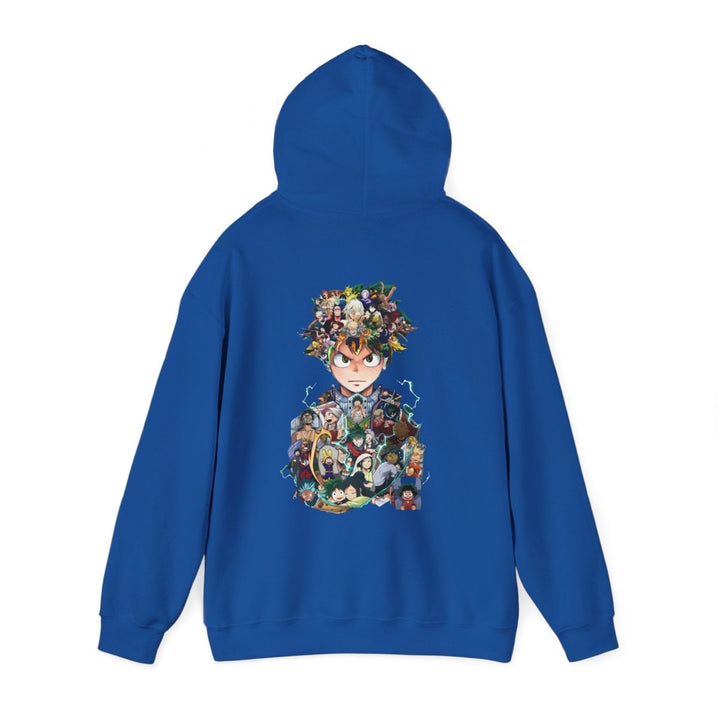 Anime Character Hooded Sweatshirt - Unisex Heavy Blend™ - Perfect for Fans - Red - S - Anime Character Hooded Sweatshirt - Unisex Heavy Blend™ - Perfect for Fans - Tatoo Tee