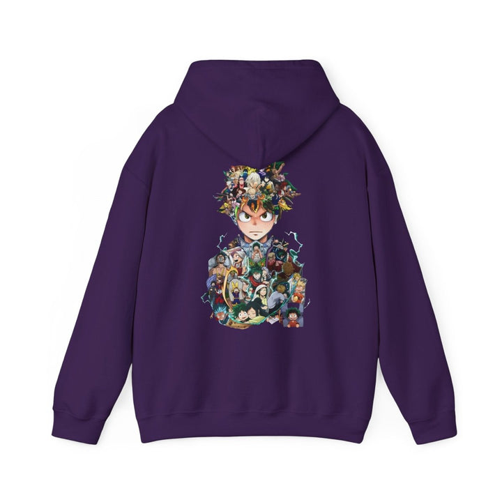 Anime Character Hooded Sweatshirt - Unisex Heavy Blend™ - Perfect for Fans - Red - S - Anime Character Hooded Sweatshirt - Unisex Heavy Blend™ - Perfect for Fans - Tatoo Tee