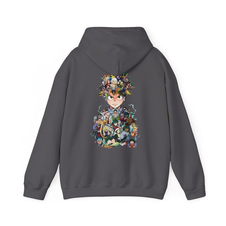 Anime Character Hooded Sweatshirt - Unisex Heavy Blend™ - Perfect for Fans - Red - S - Anime Character Hooded Sweatshirt - Unisex Heavy Blend™ - Perfect for Fans - Tatoo Tee
