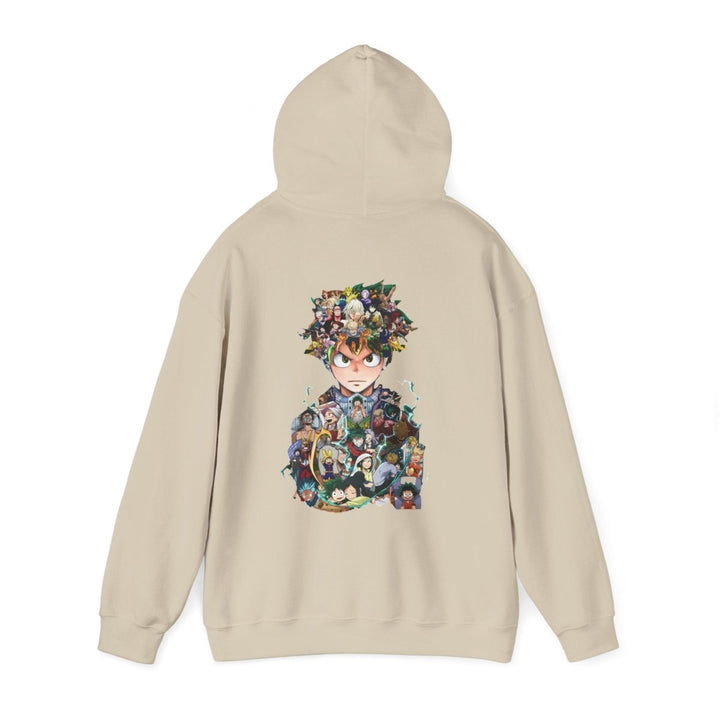 Anime Character Hooded Sweatshirt - Unisex Heavy Blend™ - Perfect for Fans - Red - S - Anime Character Hooded Sweatshirt - Unisex Heavy Blend™ - Perfect for Fans - Tatoo Tee