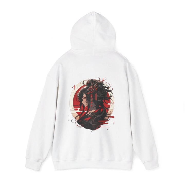 Anime Dragon Girl Unisex Hoodie - Red - S - Anime Dragon Girl Unisex Hoodie - Tatoo Tee