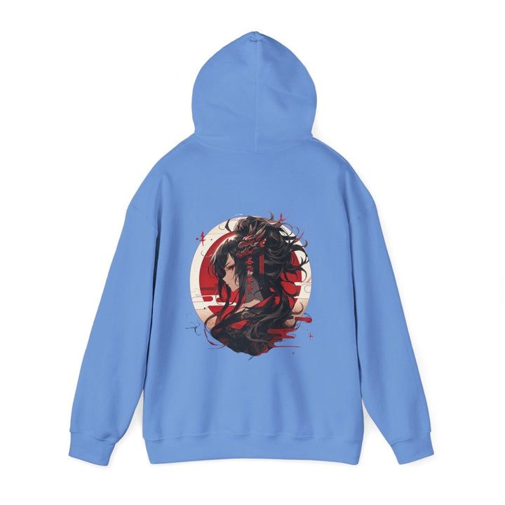 Anime Dragon Girl Unisex Hoodie - Red - S - Anime Dragon Girl Unisex Hoodie - Tatoo Tee