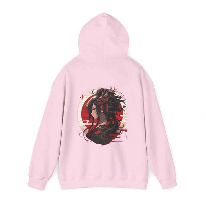 Anime Dragon Girl Unisex Hoodie - Red - S - Anime Dragon Girl Unisex Hoodie - Tatoo Tee