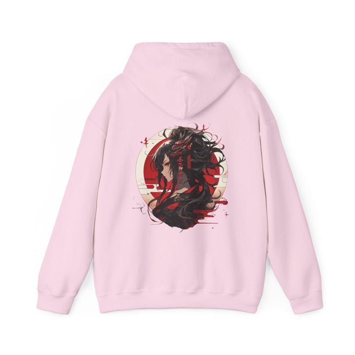 Anime Dragon Girl Unisex Hoodie - Red - S - Anime Dragon Girl Unisex Hoodie - Tatoo Tee