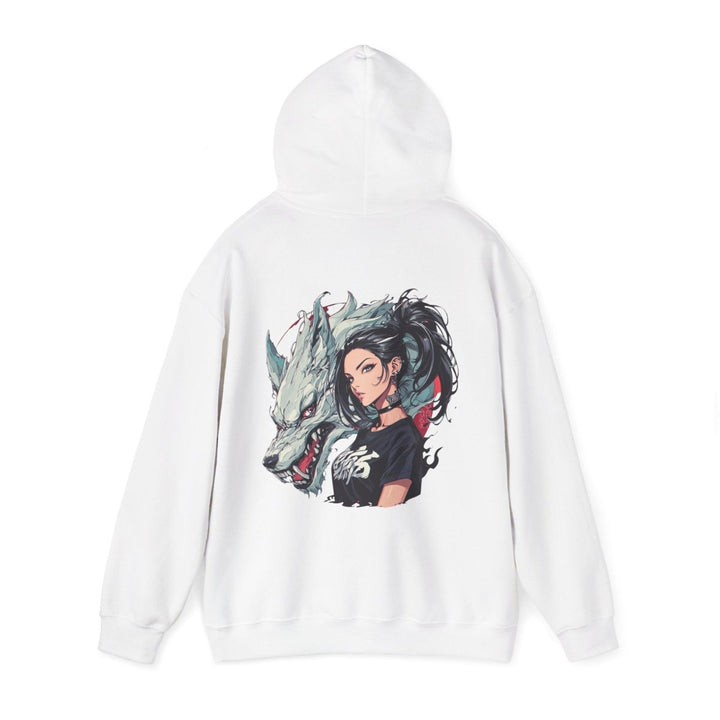Anime Gangsta Wolf Princess Unisex Hoodie - Light Pink - S - Anime Gangsta Wolf Princess Unisex Hoodie - Tatoo Tee