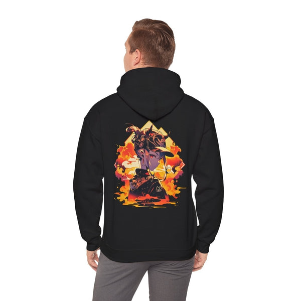 Anime Girl Unisex Hoodie - Black - S - Anime Girl Unisex Hoodie - Tatoo Tee
