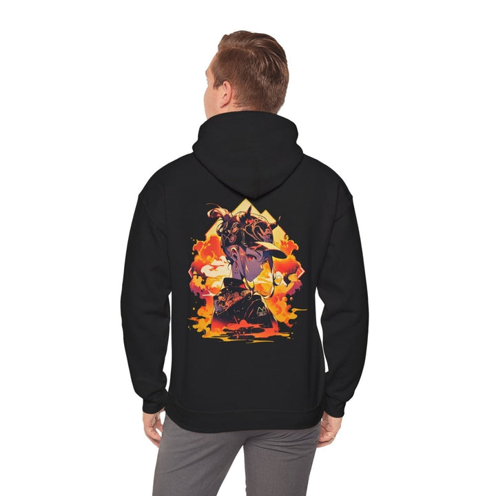 Anime Girl Unisex Hoodie - Black - S - Anime Girl Unisex Hoodie - Tatoo Tee