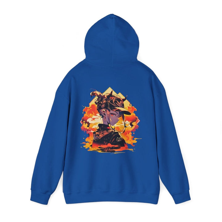 Anime Girl Unisex Hoodie - Heliconia - S - Anime Girl Unisex Hoodie - Tatoo Tee