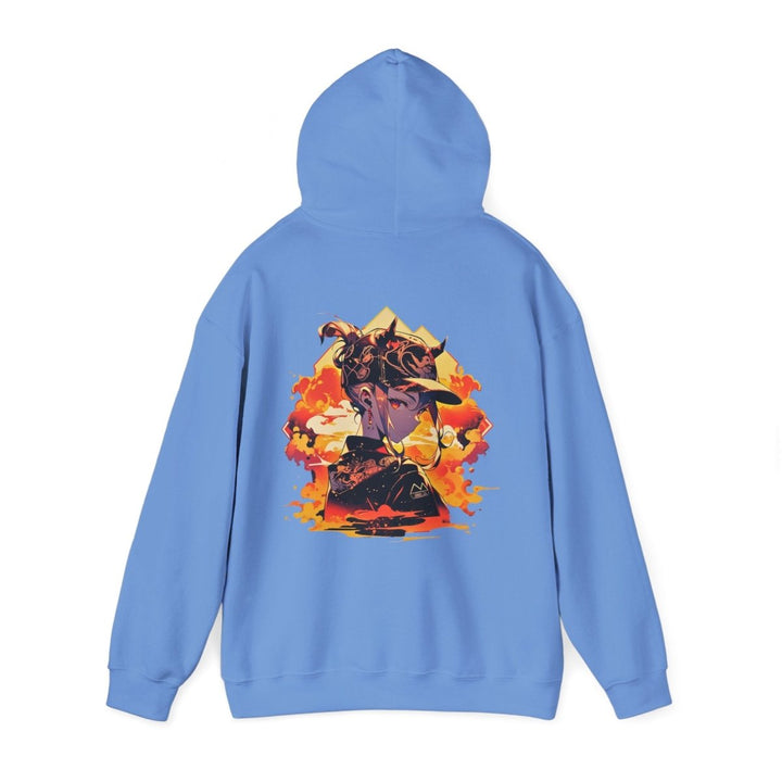 Anime Girl Unisex Hoodie - Heliconia - S - Anime Girl Unisex Hoodie - Tatoo Tee