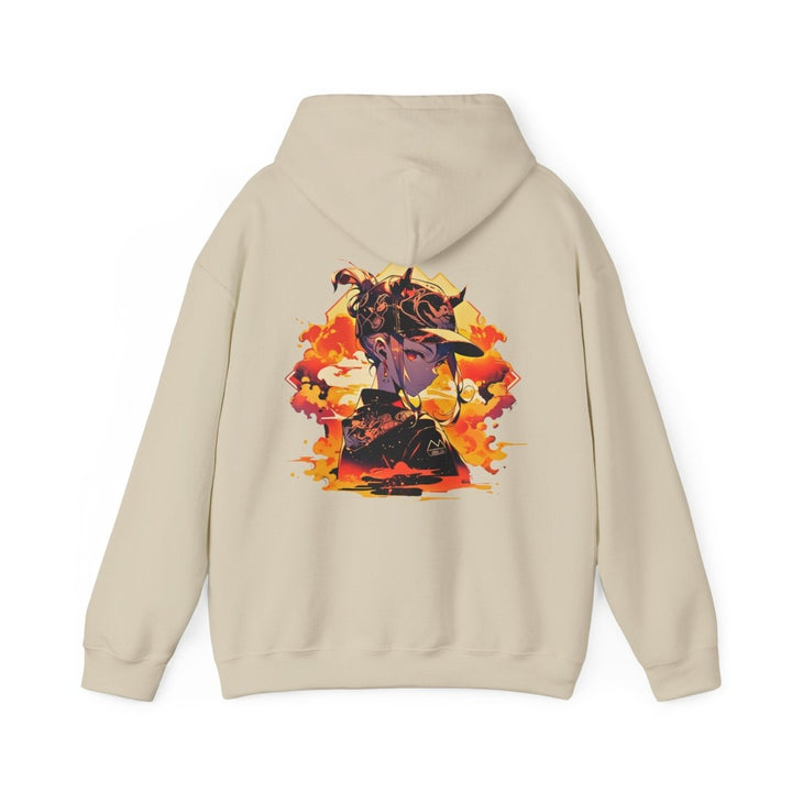 Anime Girl Unisex Hoodie - Heliconia - S - Anime Girl Unisex Hoodie - Tatoo Tee