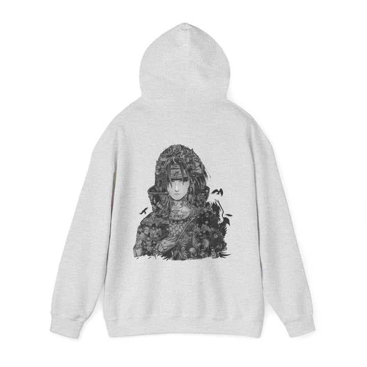 Anime - Inspired Unisex Heavy Blend™ Hooded Sweatshirt - Bold Graphic Design for Fans - Navy - S - Anime - Inspired Unisex Heavy Blend™ Hooded Sweatshirt - Bold Graphic Design for Fans - Tatoo Tee