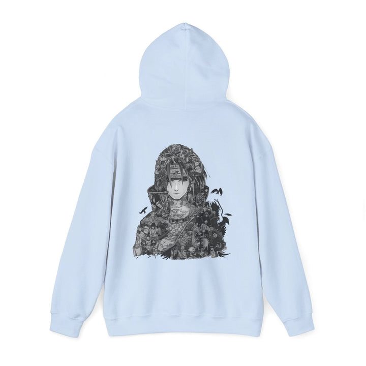 Anime - Inspired Unisex Heavy Blend™ Hooded Sweatshirt - Bold Graphic Design for Fans - Navy - S - Anime - Inspired Unisex Heavy Blend™ Hooded Sweatshirt - Bold Graphic Design for Fans - Tatoo Tee