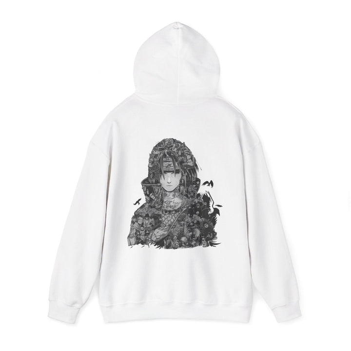 Anime - Inspired Unisex Heavy Blend™ Hooded Sweatshirt - Bold Graphic Design for Fans - Navy - S - Anime - Inspired Unisex Heavy Blend™ Hooded Sweatshirt - Bold Graphic Design for Fans - Tatoo Tee