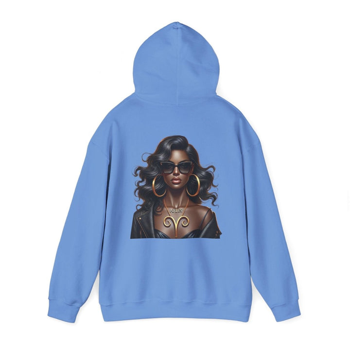 Aries Girl Unisex Hoodie - Red - S - Aries Girl Unisex Hoodie - Tatoo Tee