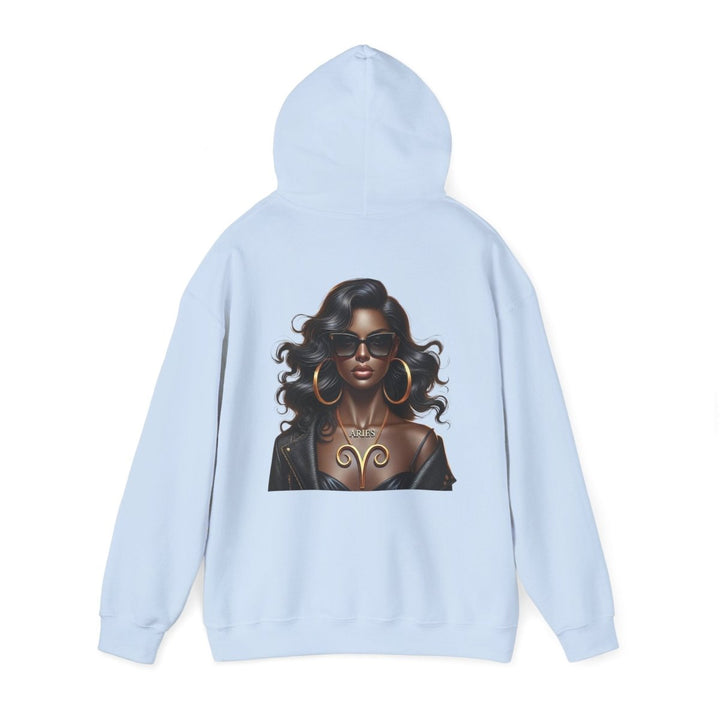 Aries Girl Unisex Hoodie - Red - S - Aries Girl Unisex Hoodie - Tatoo Tee