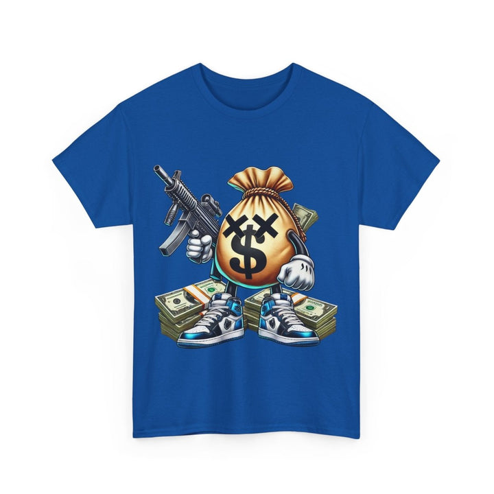 Armed Money Bag Unisex Heavy Cotton Tee - Cardinal Red - S - Armed Money Bag Unisex Heavy Cotton Tee - Tatoo Tee