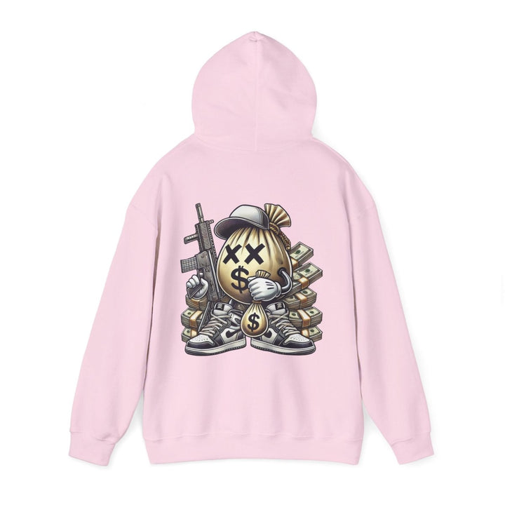 Armed Money Bag Unisex Hoodie - Red - S - Armed Money Bag Unisex Hoodie - Tatoo Tee