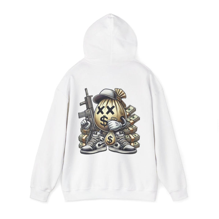 Armed Money Bag Unisex Hoodie - Red - S - Armed Money Bag Unisex Hoodie - Tatoo Tee