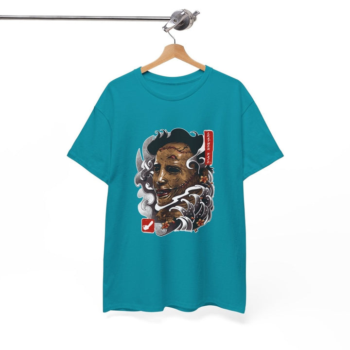Artistic Skull Design Unisex Heavy Cotton Tee - Cardinal Red - S - Artistic Skull Design Unisex Heavy Cotton Tee - Tatoo Tee