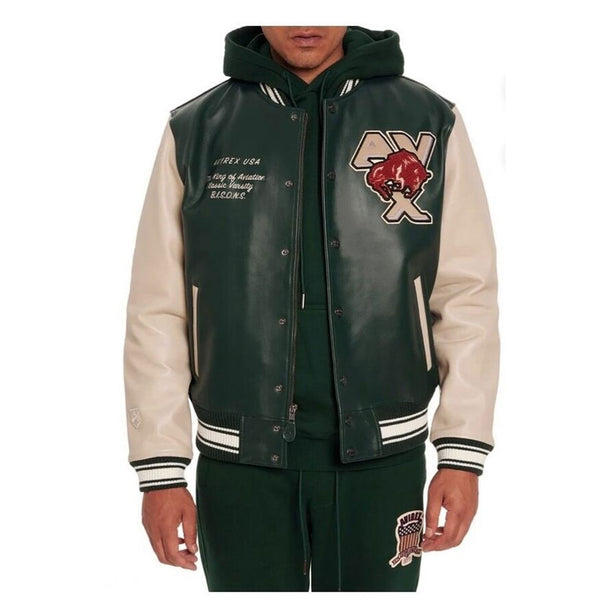 Avirex Bisons Varsity Jacket Hunter