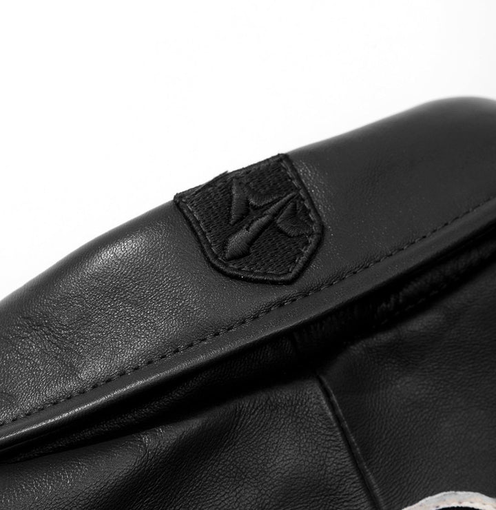 Avirex Black Icon Jacket - JET BLACK - XS - Avirex Black Icon Jacket - Tatoo Tee