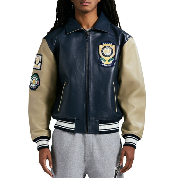 Avirex World Series Jacket - NAVY BLUE - XS - Avirex World Series Jacket - Tatoo Tee