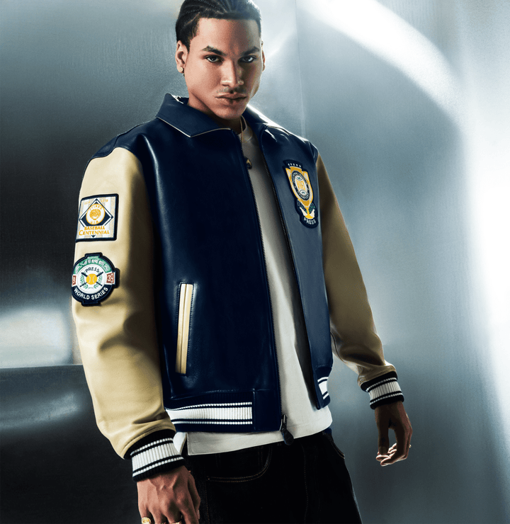 Avirex World Series Jacket - NAVY BLUE - XS - Avirex World Series Jacket - Tatoo Tee