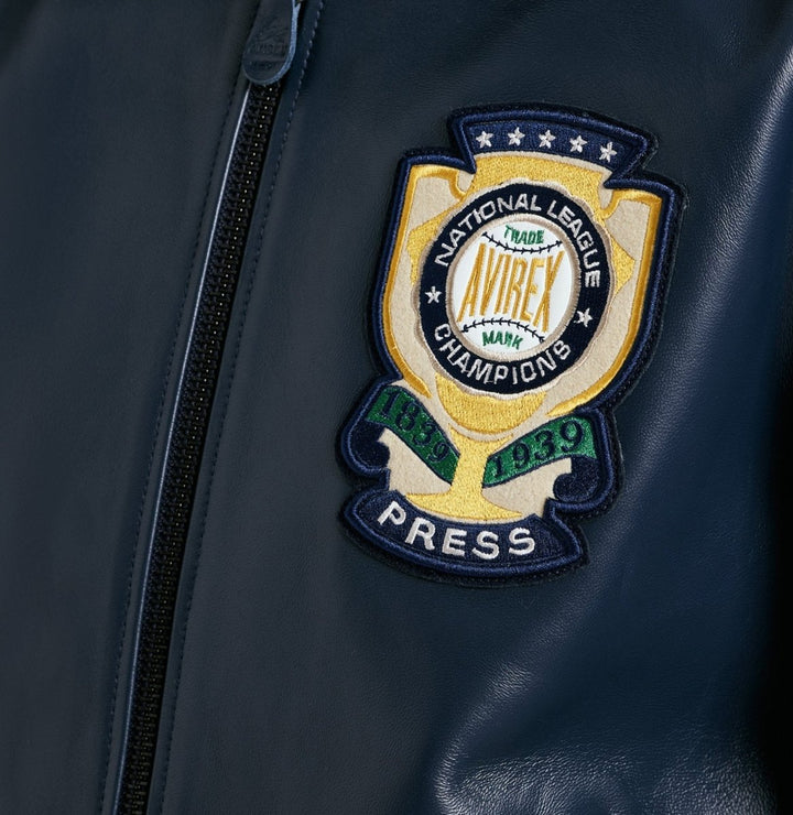 Avirex World Series Jacket - NAVY BLUE - XS - Avirex World Series Jacket - Tatoo Tee